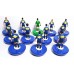 Subbuteo Andrew Table Soccer Boca Juniors 1981 on classic Hasbro bases